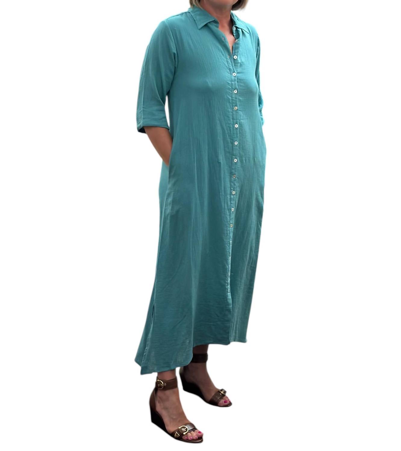 Ganz - Button Up Maxi Dress