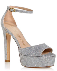 Stuart Weitzman - Women's Disco Crystal Platform Sandals