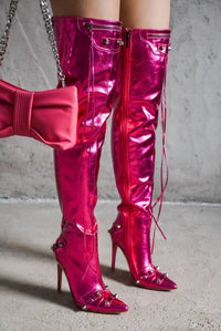 Cape Robbin - Women's Pofin-2 Thigh High Boots