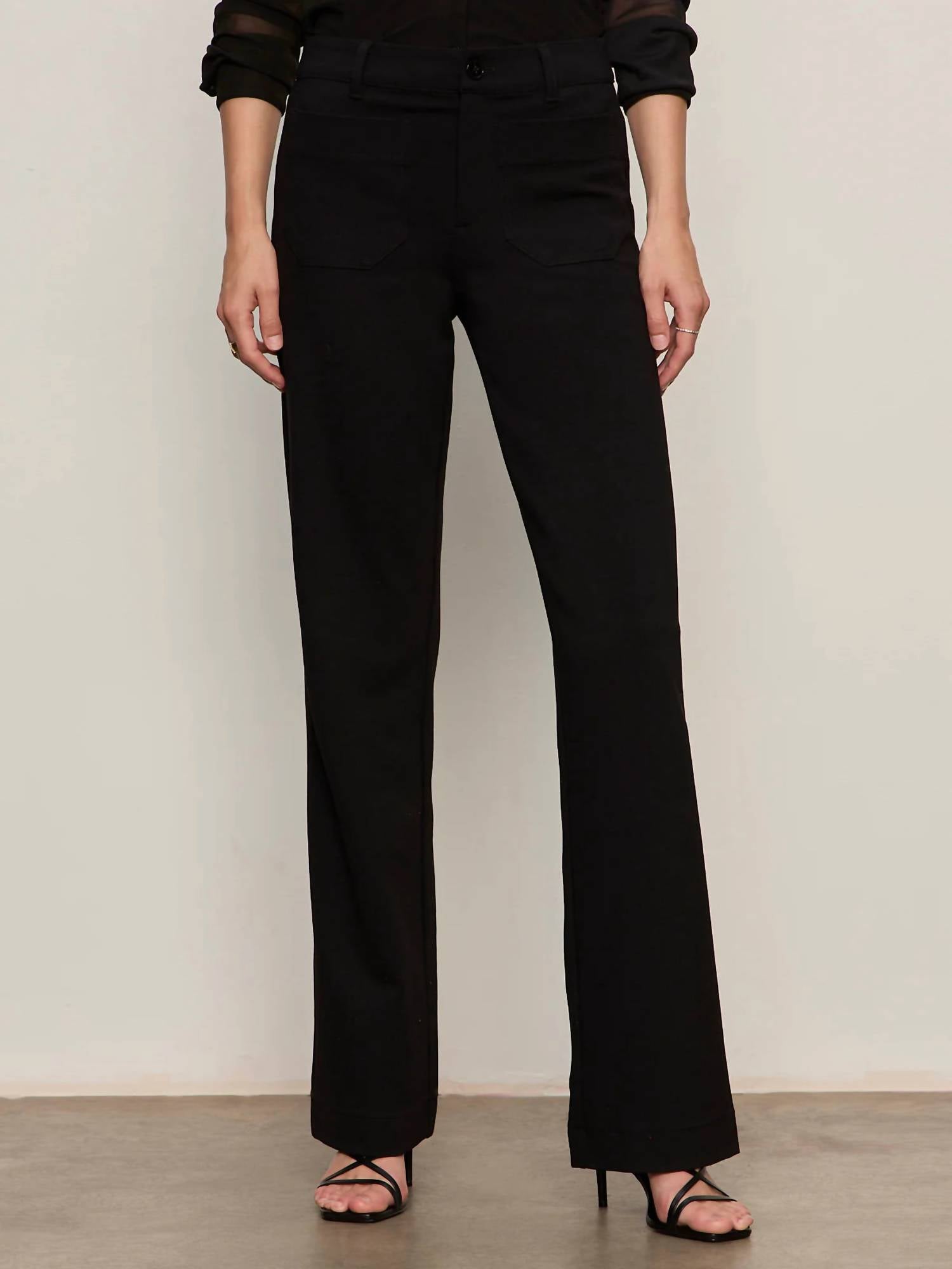 Sanctuary Marine Ponte Pants in black - women's pants