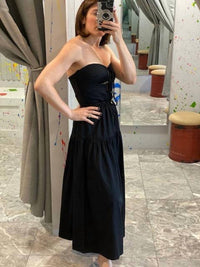 Karina Grimaldi - Strapless Maxi Dress