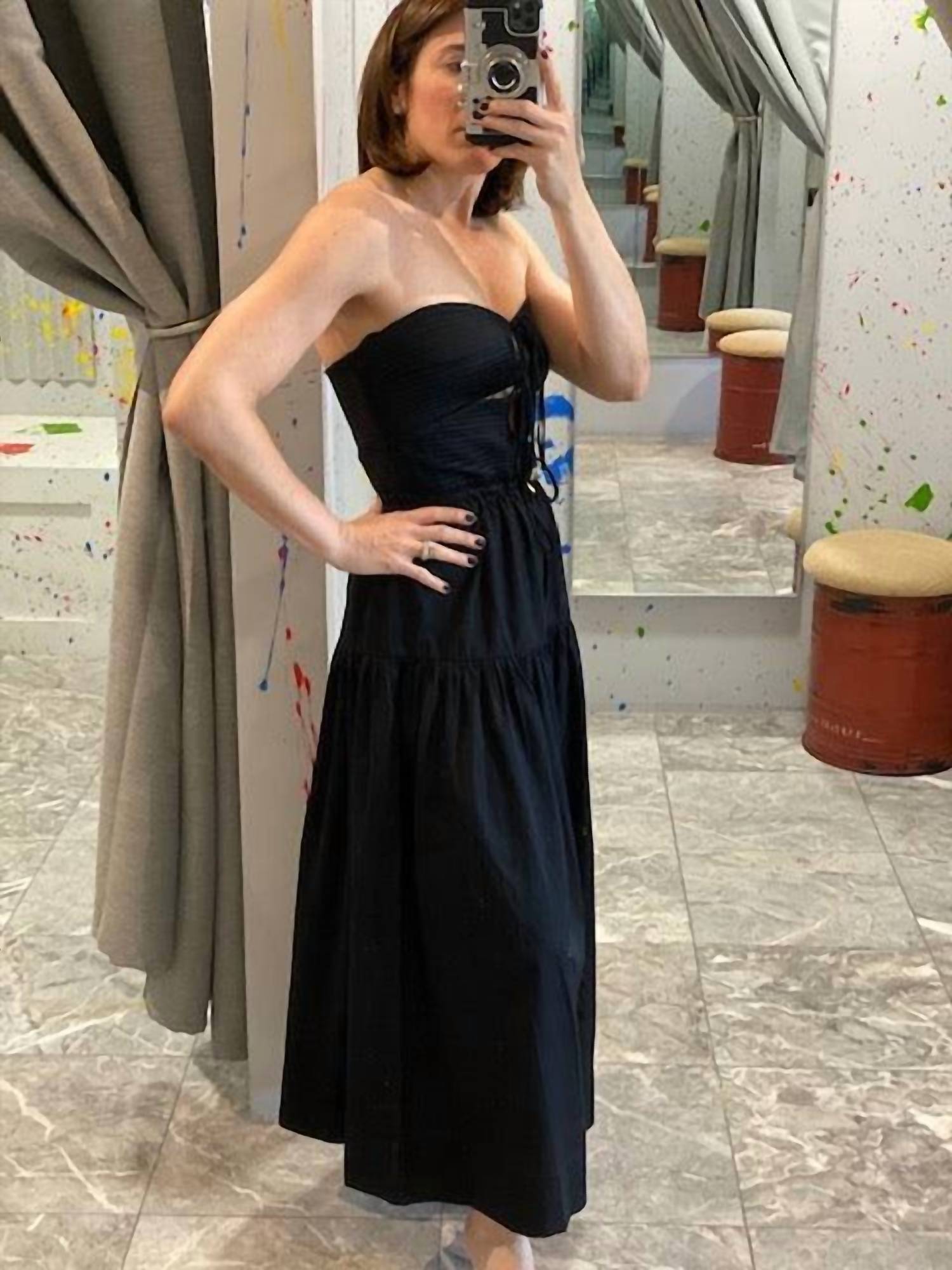 Karina Grimaldi - Strapless Maxi Dress