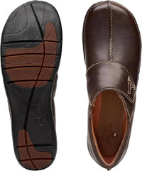 Clarks - Women's Unloop Ave Leather Slip-on Shoes