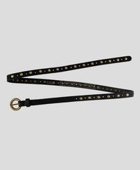Amsterdam Heritage - Women's Chloe Vintage Studded Skinny Belt