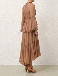 Zimmermann - Hypnotic Peplum Flutter Dress