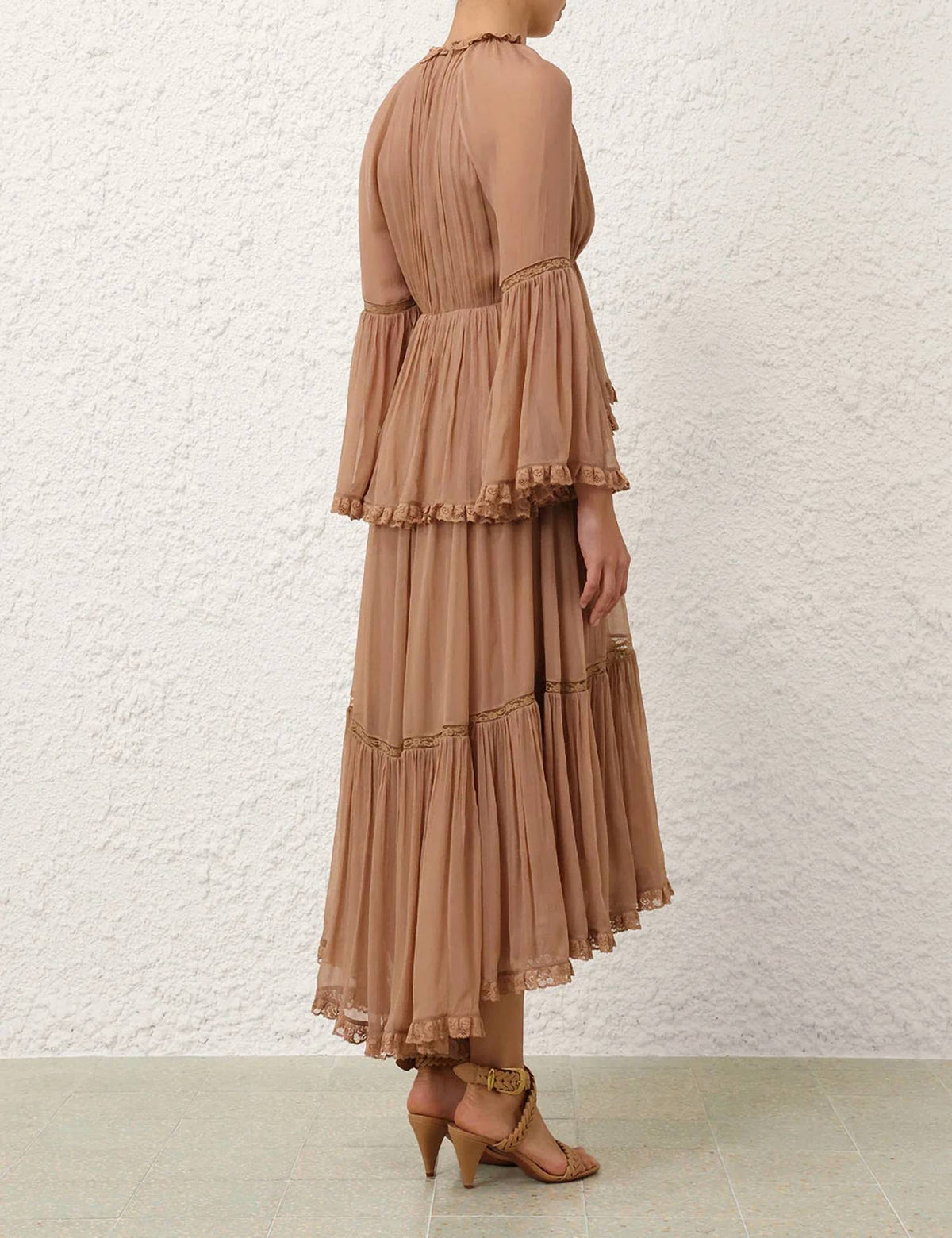 Zimmermann - Hypnotic Peplum Flutter Dress