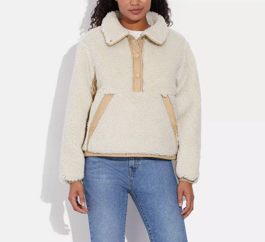 Coach - Sherpa Recycled Polyester Pullover Jacket