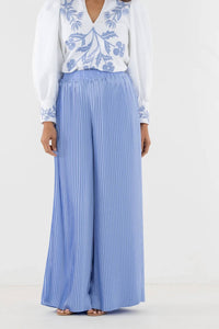 Emily Mccarthy - Pleated Wide-leg Pant