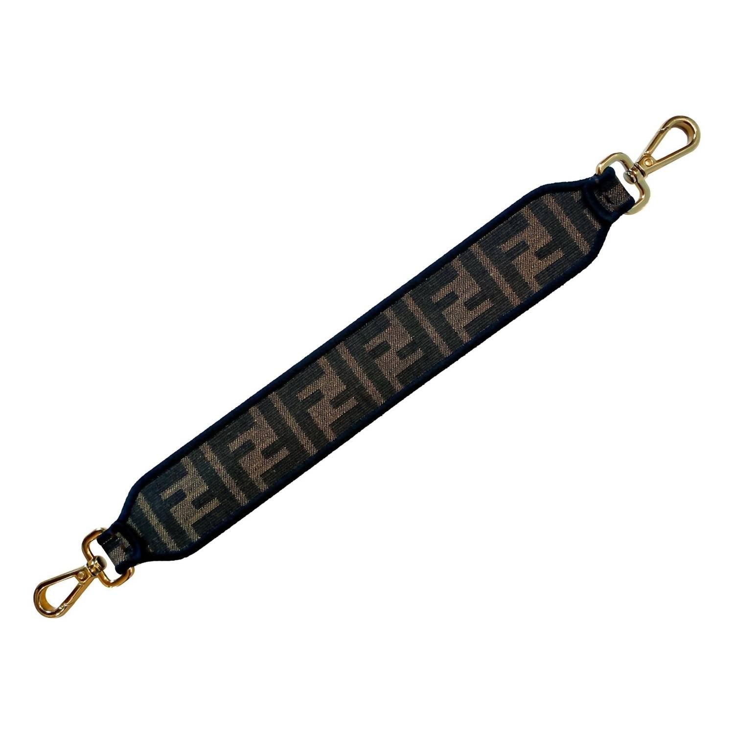Fendi - Women's Roma Amor Embroidered Zucca Canvas Mini Strap