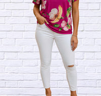 E. Luna - One Shoulder Boxy Top