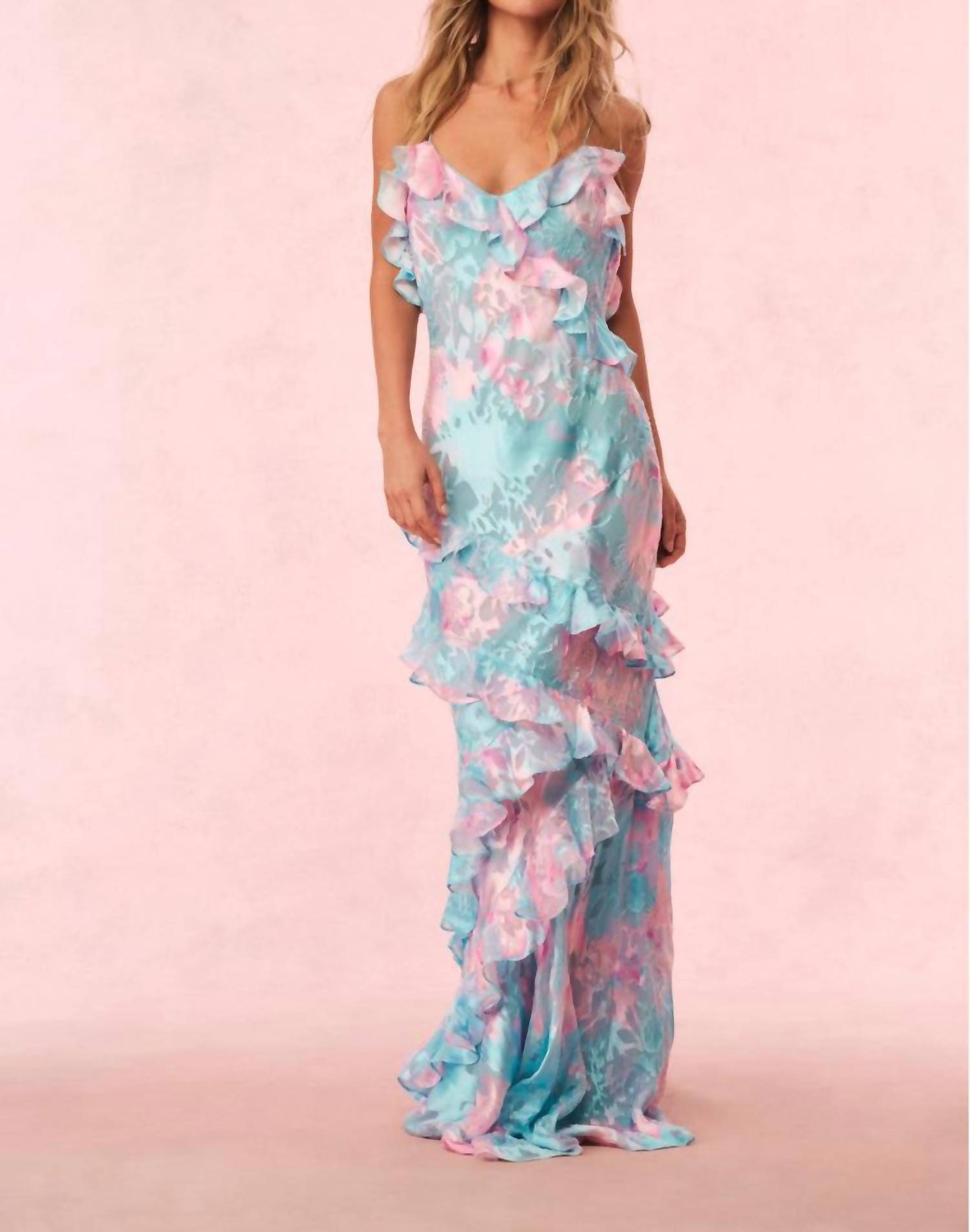 Loveshackfancy - Pastel Ruffle Maxi Dress