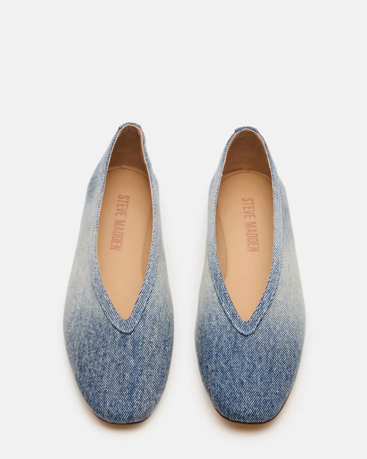 STEVE MADDEN Women's Leni Ballet Flats in denim - women's flats - view 5