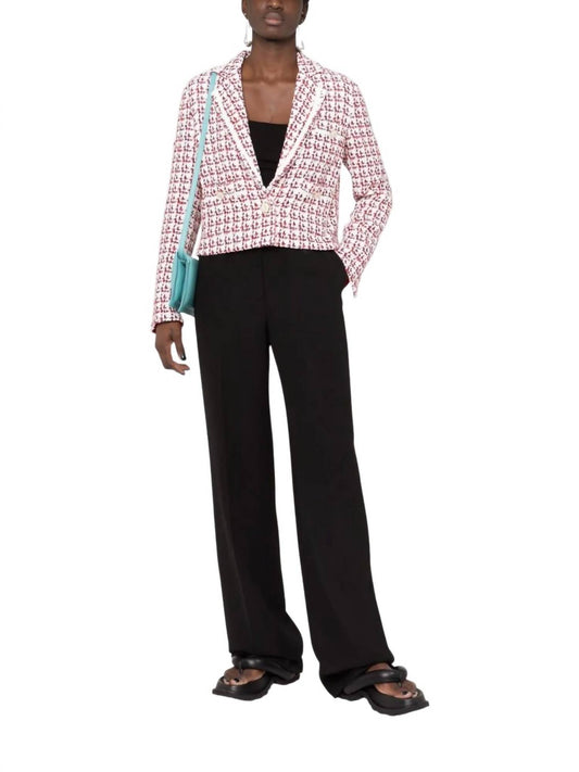 Salvatore Ferragamo - Patterned Boxy Jacket