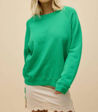 Daydreamer - Solid Vintage Raglan Sweatshirt