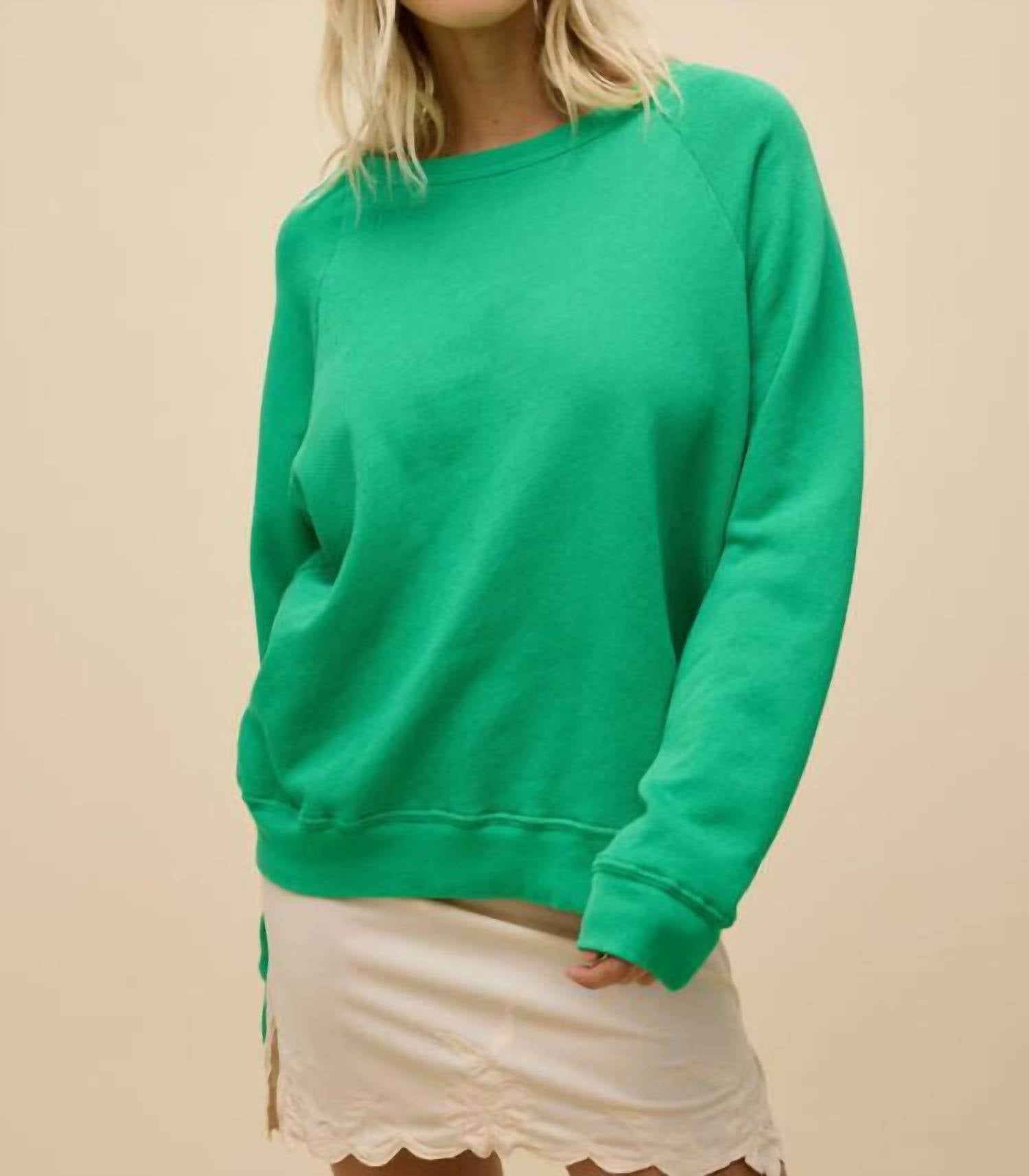 Daydreamer - Solid Vintage Raglan Sweatshirt