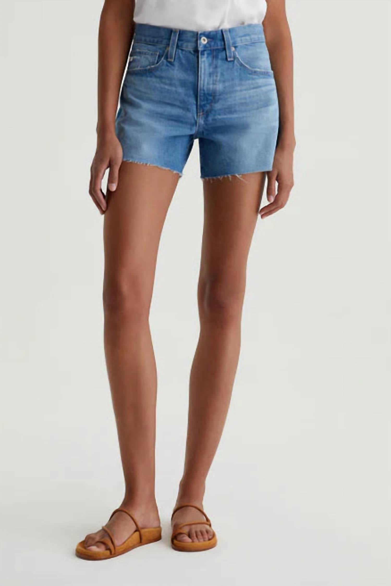 AG Jeans Halle Denim Short in flashback - women's shorts