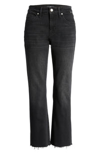 Mavi - Anika High Waist Fray Hem Crop Flare Jeans