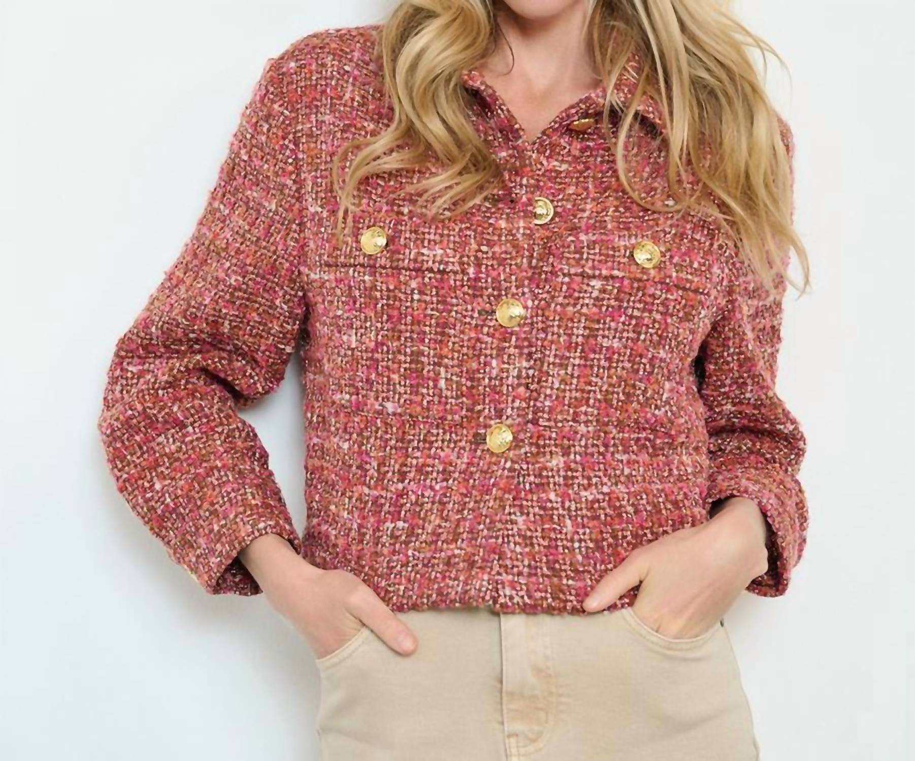 Esqualo - Bodil Boucle Short Blazer