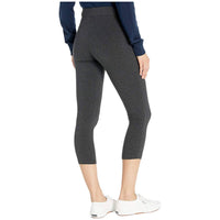 Women's Wide Waistband Blackout Cotton Capri Legging