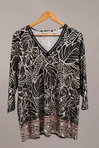 Pine Apparel - Women's Lattice Of Palms Tunic
