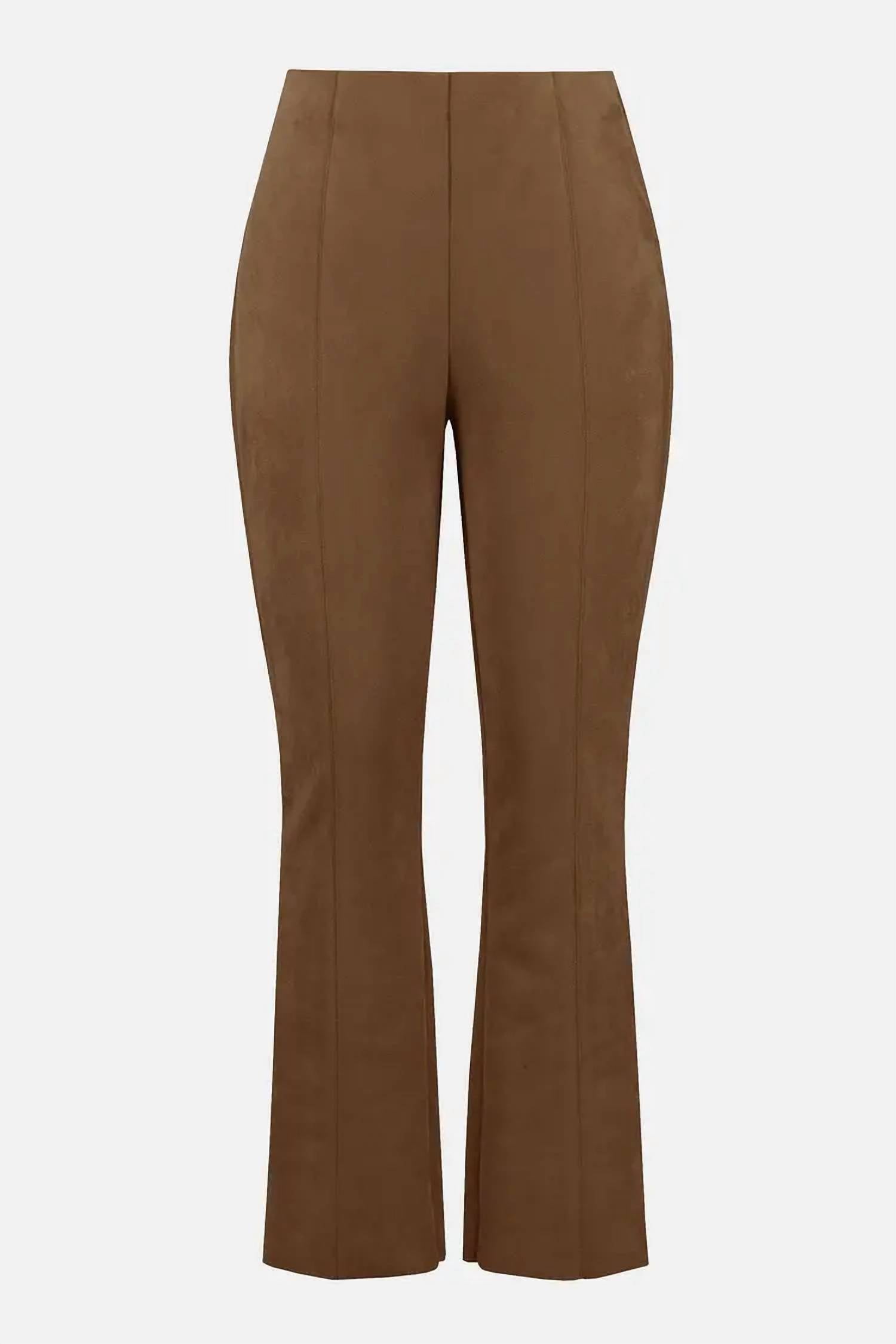 Joseph Ribkoff - Suede Scuba Flared Pants