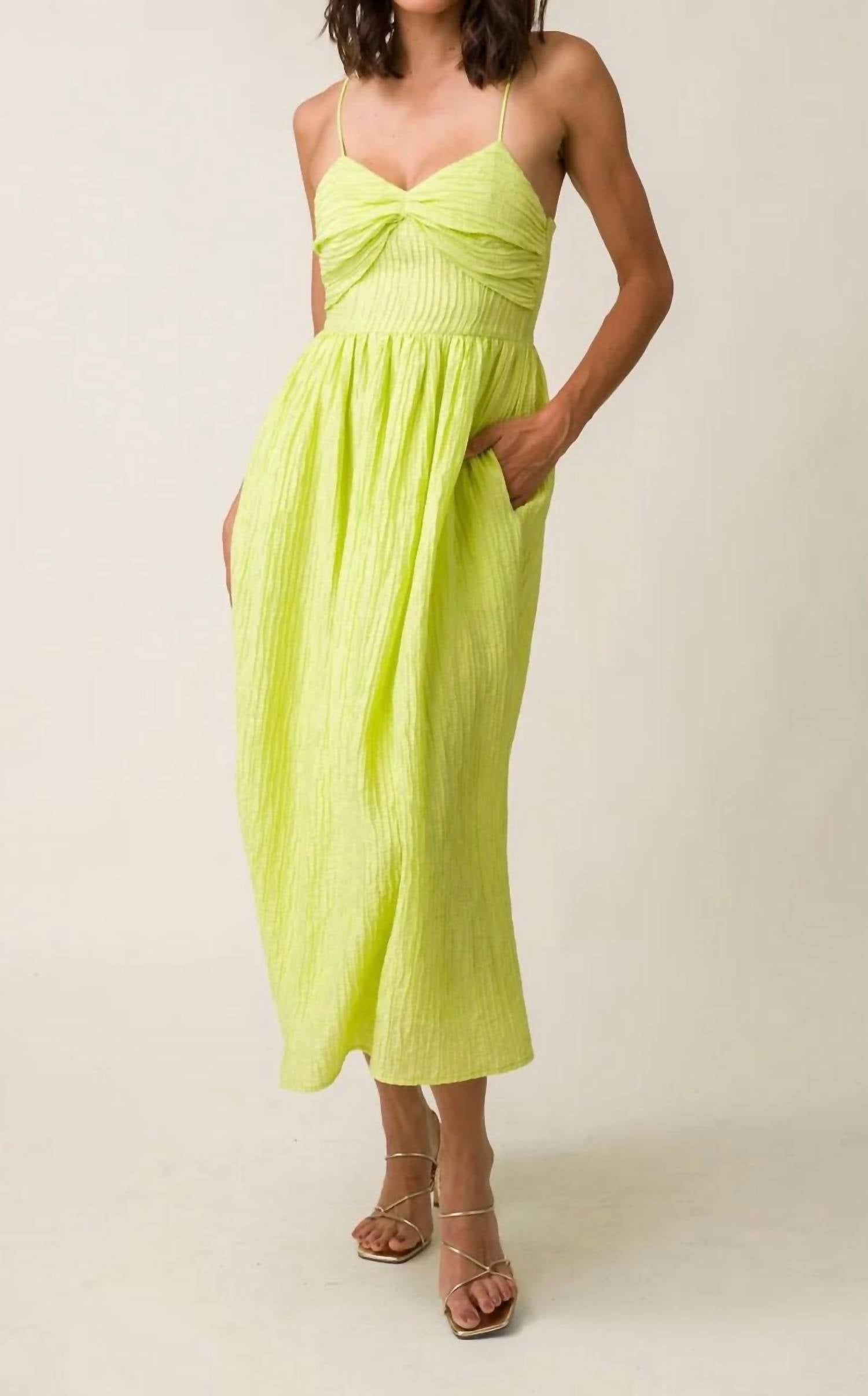 Line And Dot - Maia Midi Dress