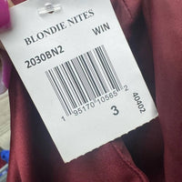 Blondie Nites Elegant Evening Gown in burgundy - women's dress - view 5