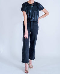 Kld. Signature - Short Sleeve Metallic Top