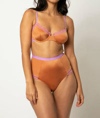 CYDNEY LACE TRIM HIGH WAIST KNICKER