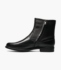 Florsheim Men's Midtown Zip Boot in black - men's boots - detail view