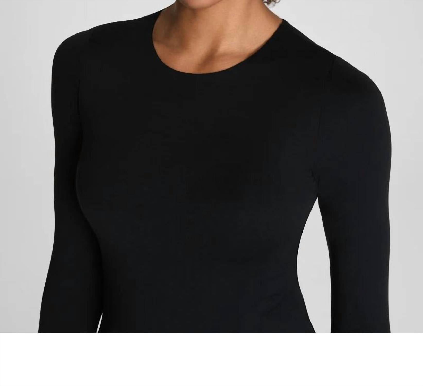 Spanx - Smoothing Jersey Long Sleeve Crew Tee