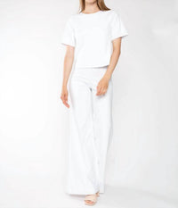 Ripley Rader - Ponte Knit Short Sleeve Top - Extended