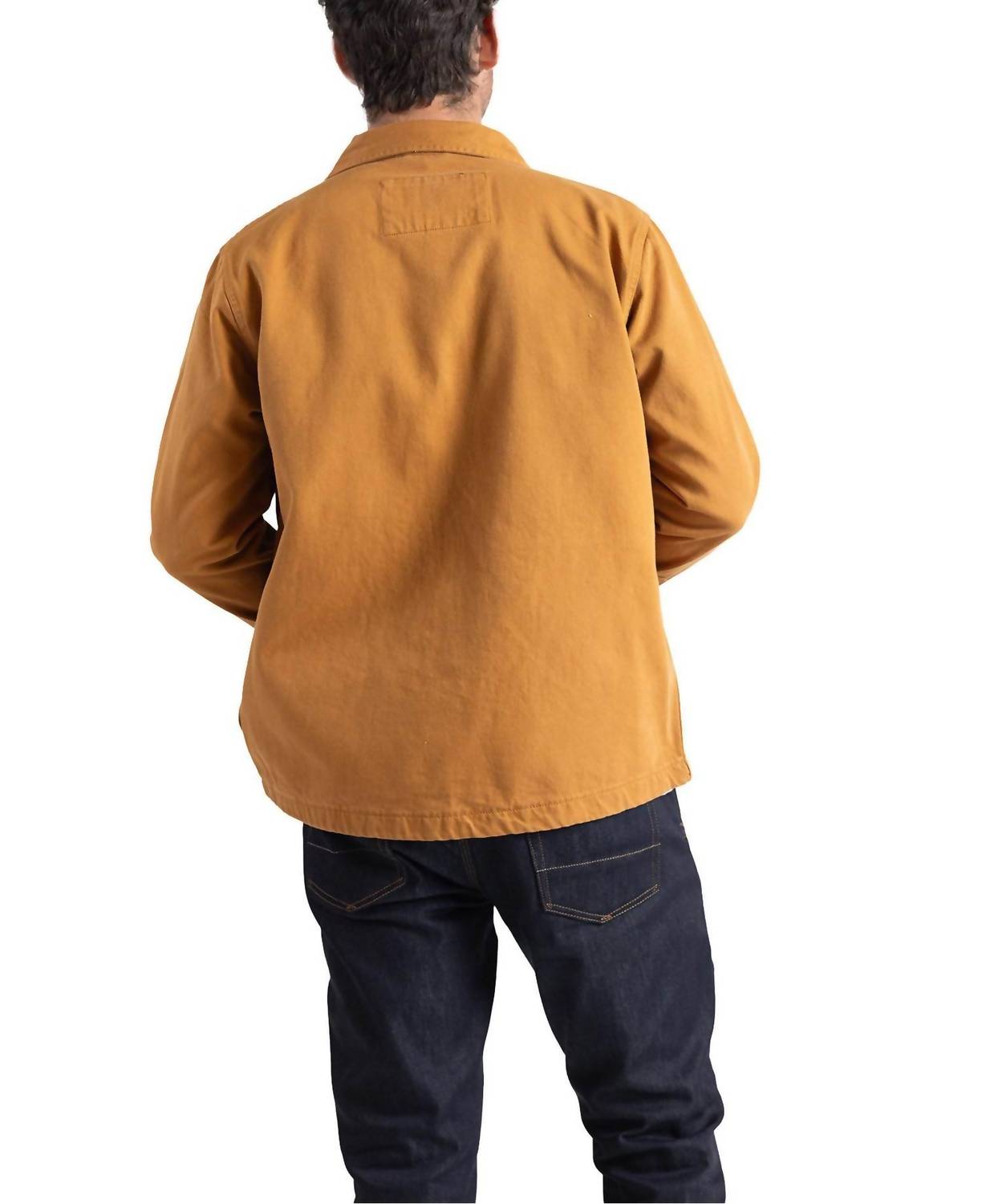 Iron & Resin Men's Coach Jacket in camel - men's jacket - alternate view