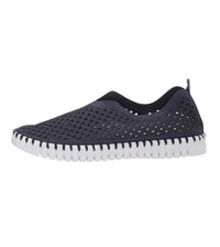 Ilse Jacobsen Women's Tulip 139 Shoes in navy - women's flats - detail view