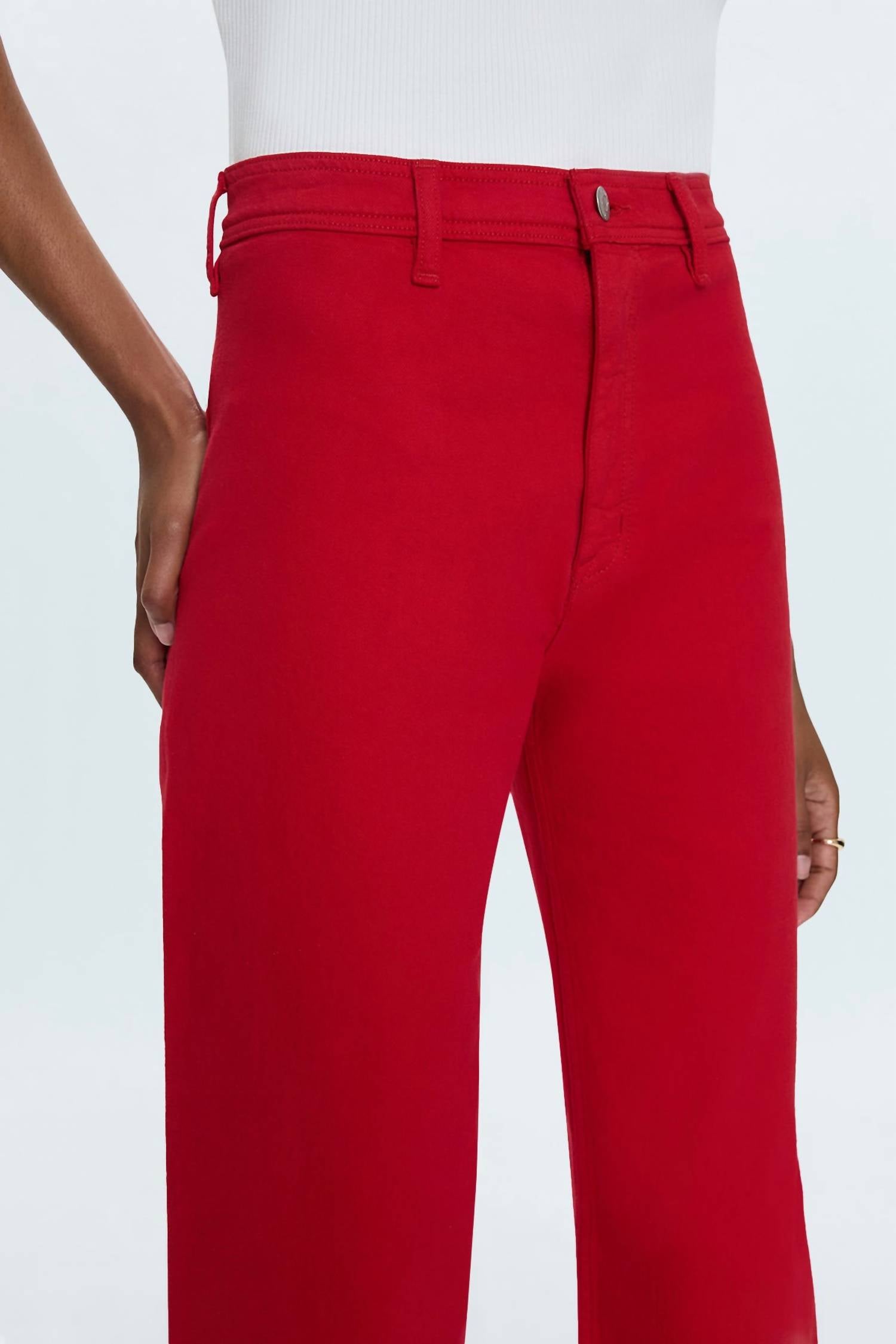 Pistola - Penny Crop High Rise Wide Leg Pants