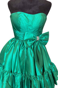 Sherri Hill - Women's Strapless Taffeta Cocktail Dress