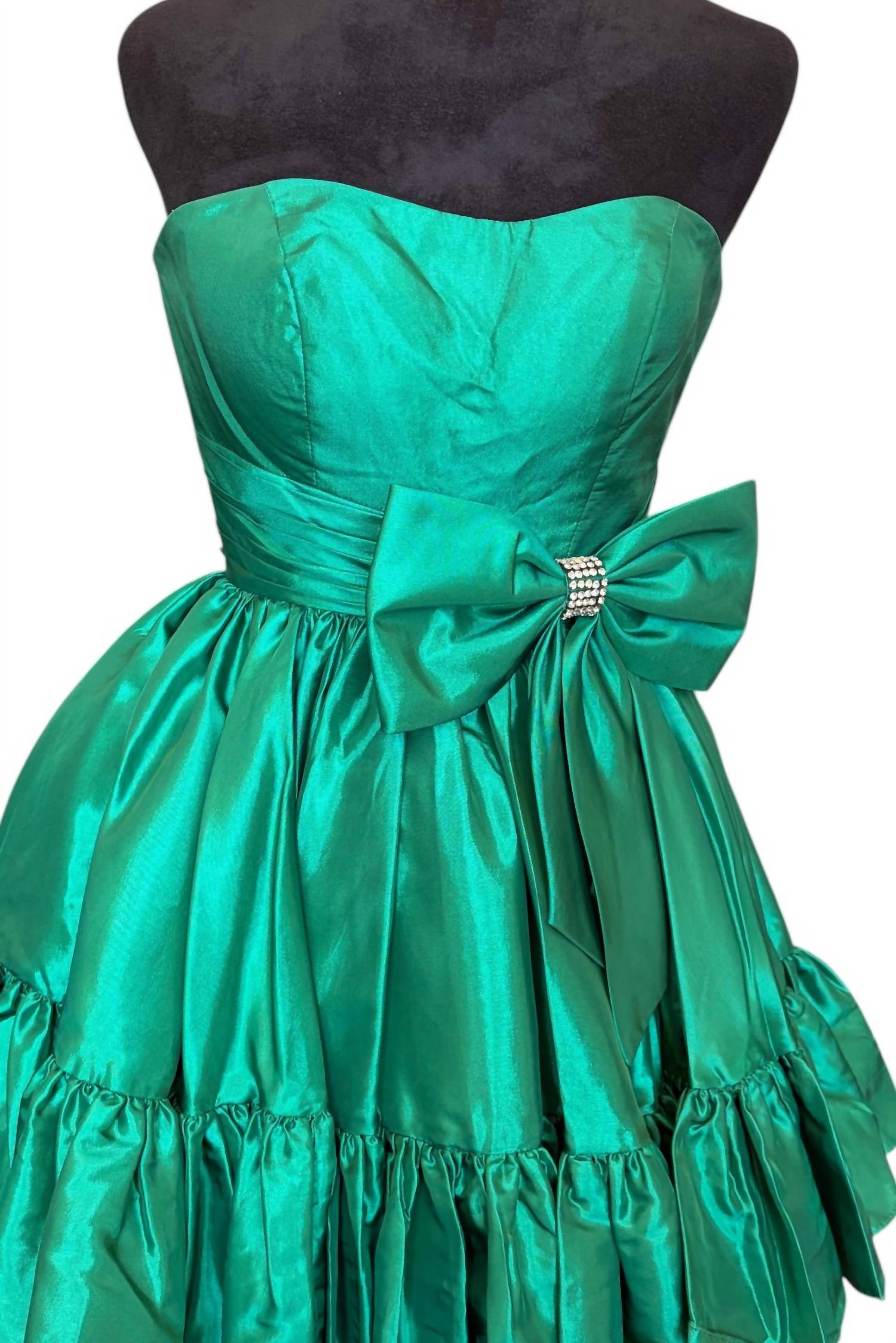 Sherri Hill - Women's Strapless Taffeta Cocktail Dress
