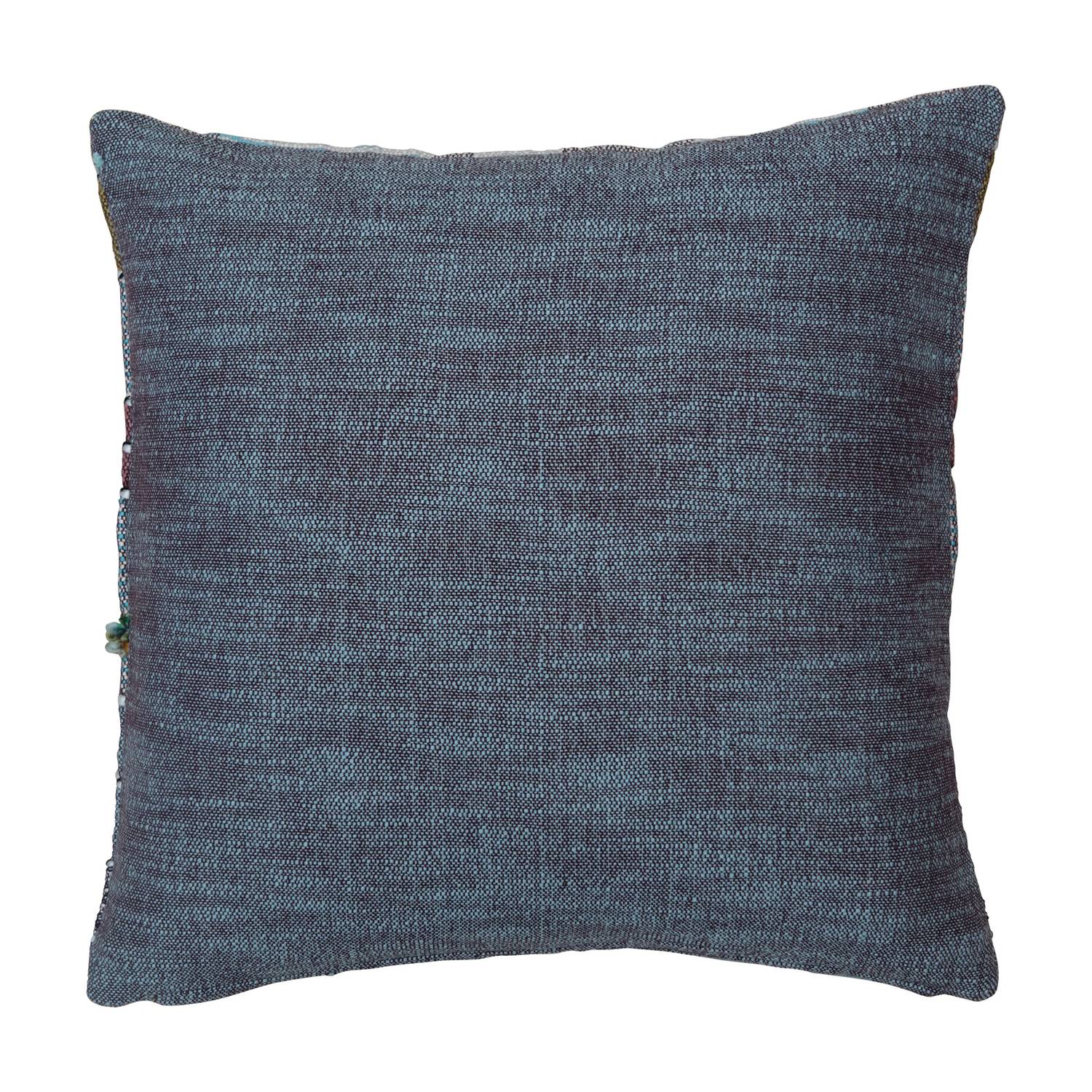 Creative Co-Op - Woven Cotton & Wool Madras Plaid Pillow