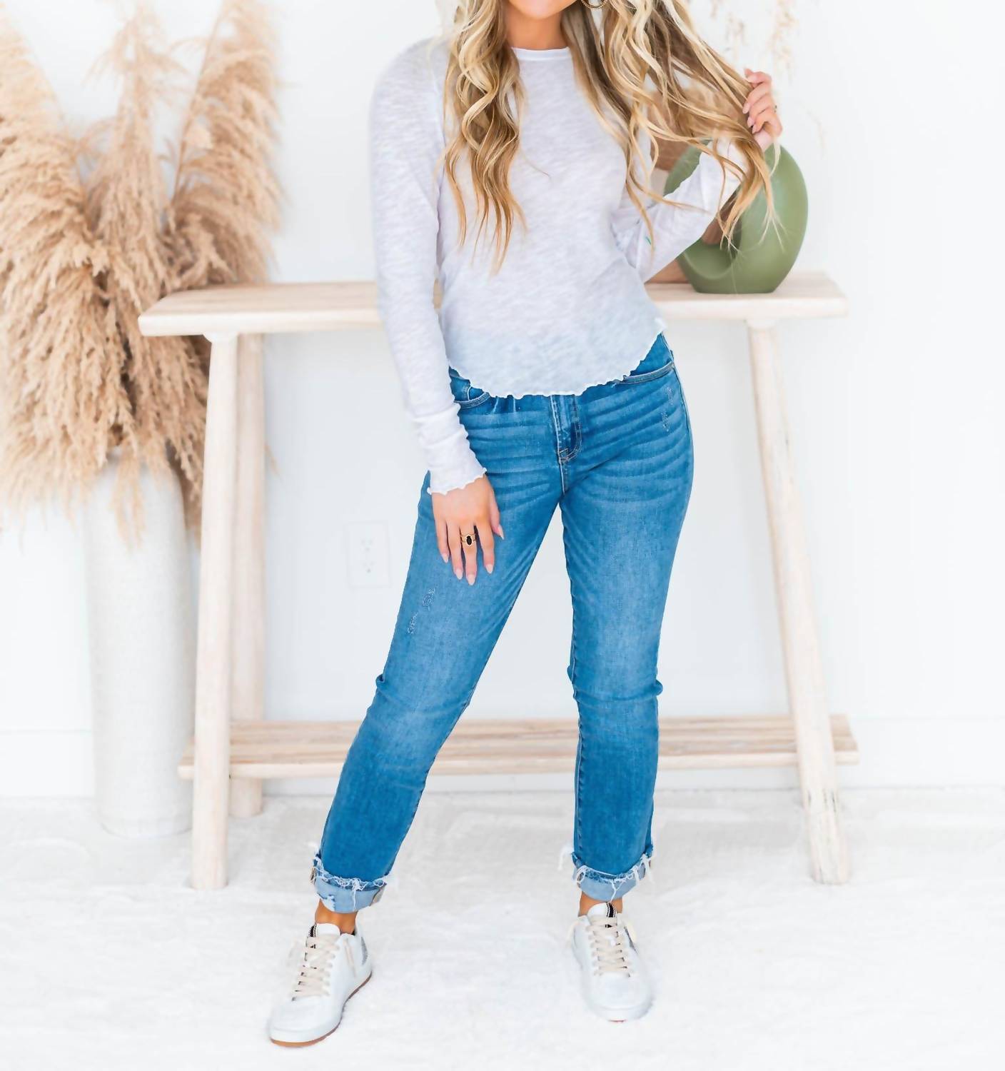 Free People - Be My Baby Long Sleeve Top