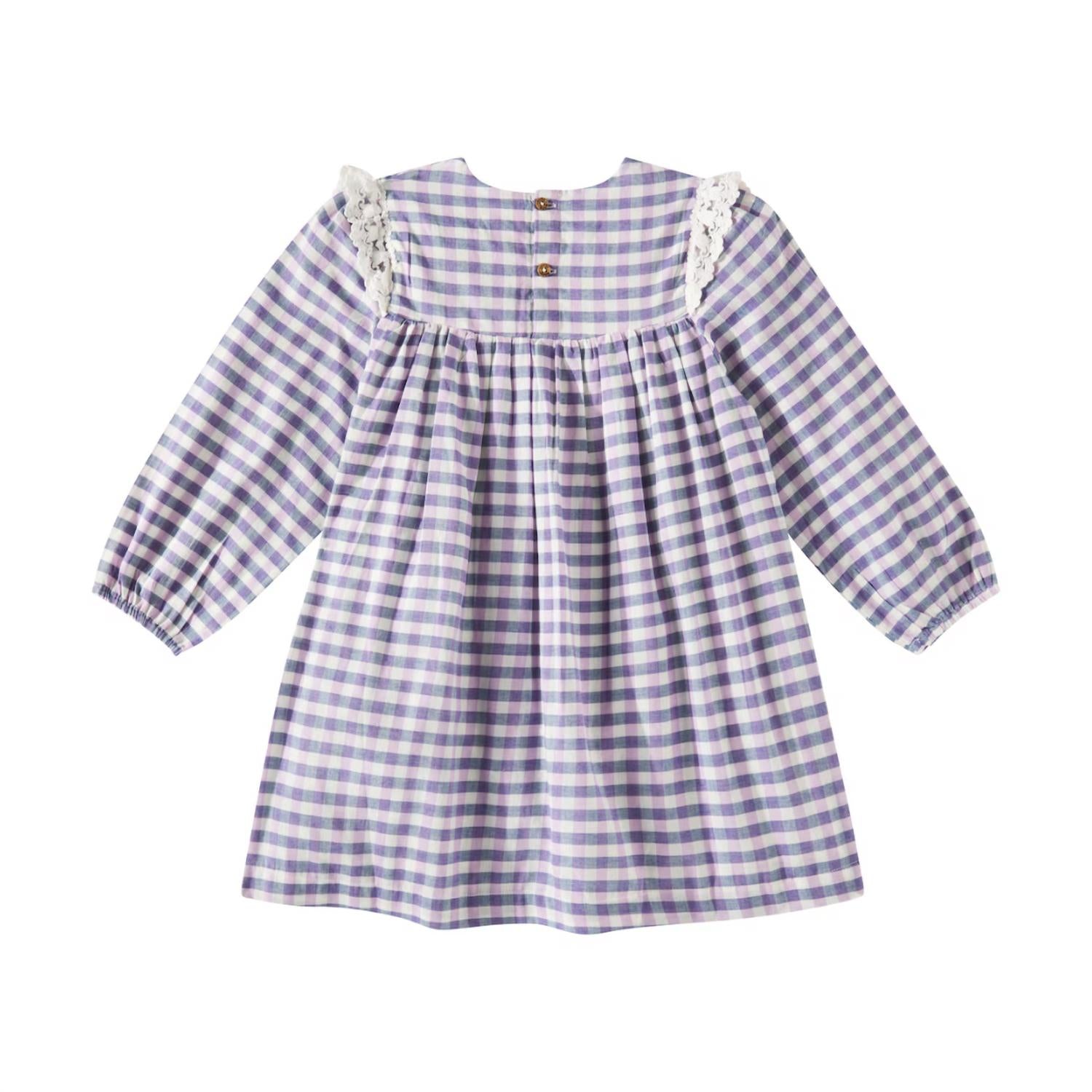 Louise Misha - Girl's Arinola Check Dress