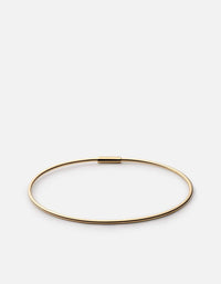 Miansai Women's Medium Cooper Cuff Bracelets in gold vermeil - women's jewelry - detail view