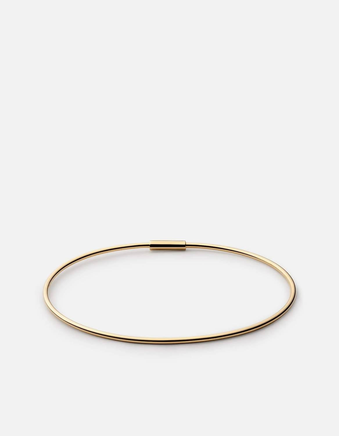 Miansai Women's Medium Cooper Cuff Bracelets in gold vermeil - women's jewelry - detail view