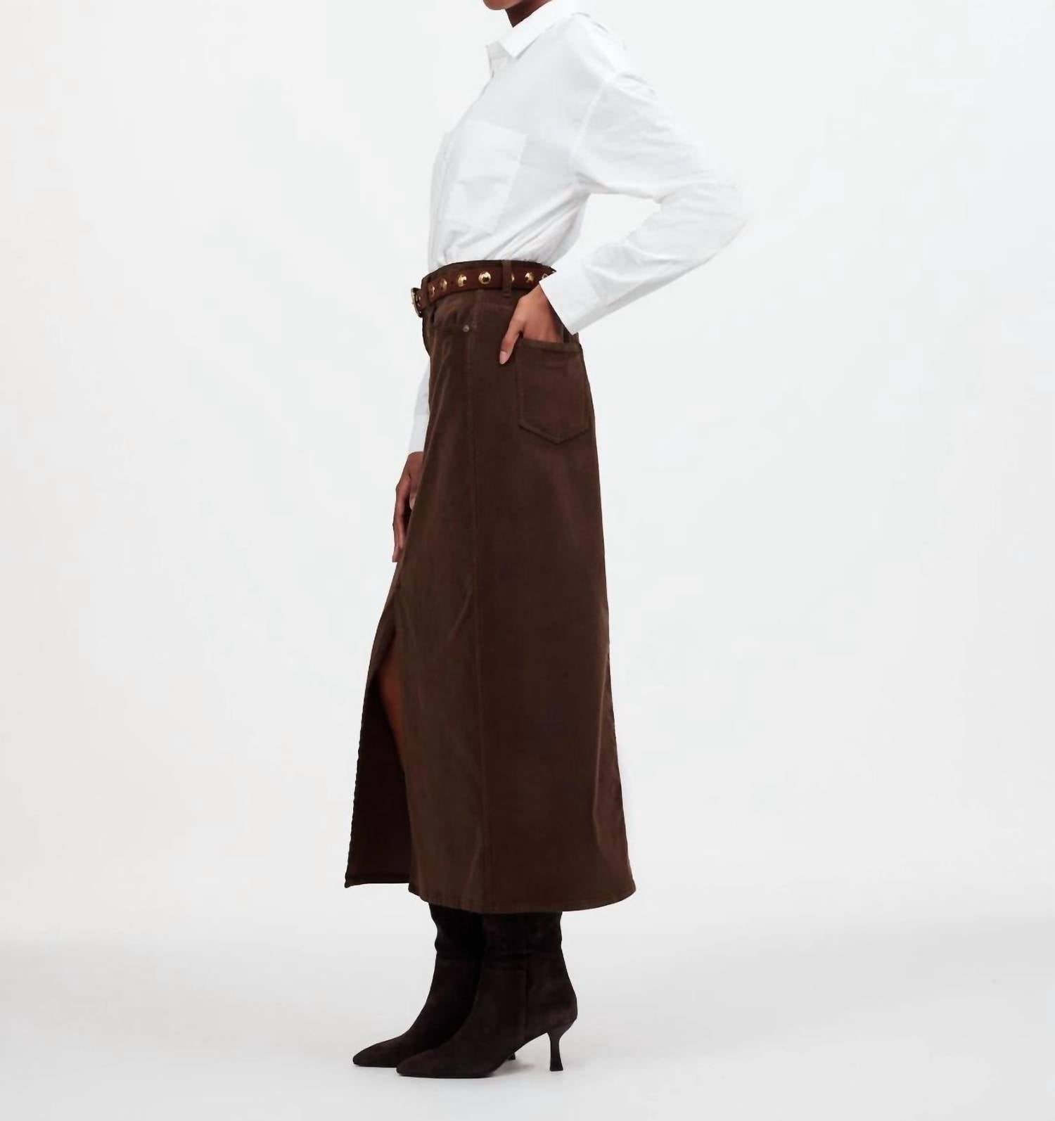 Madewell - Corduroy Midi Skirt