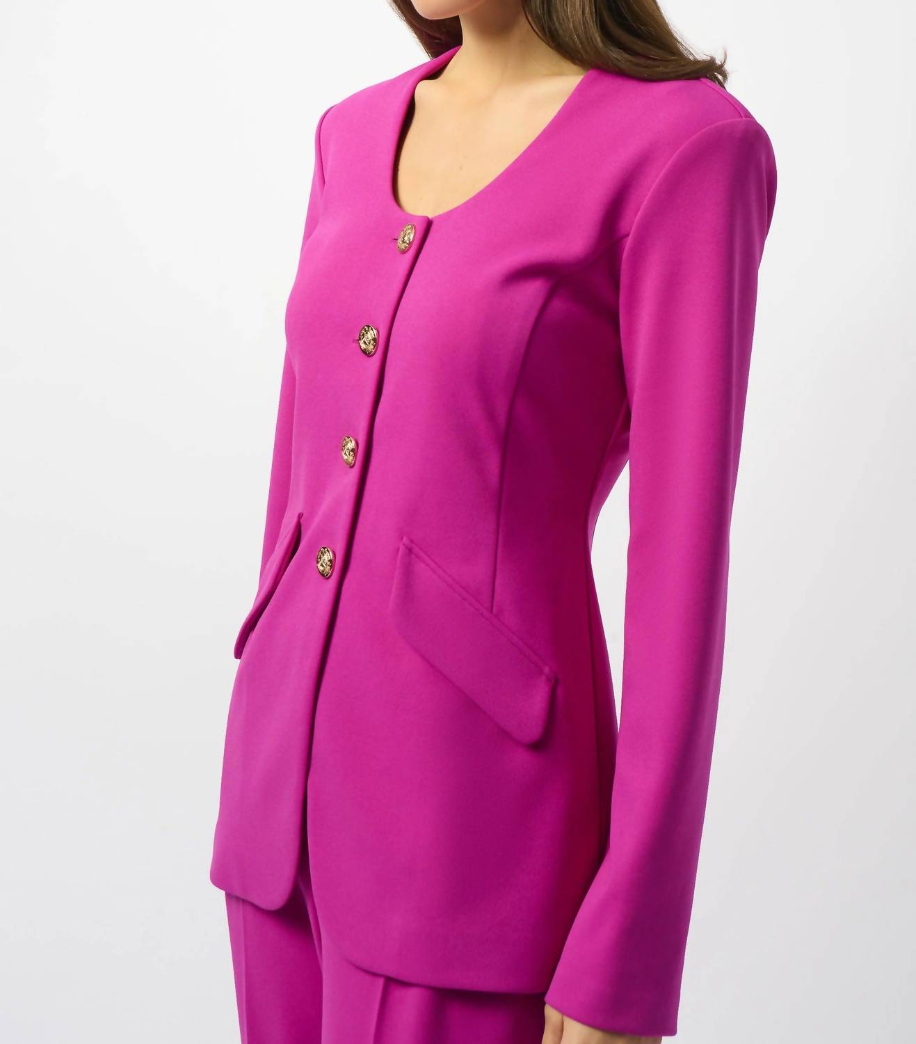 Joseph Ribkoff - Button Front Fitted Jacket