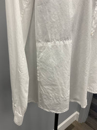 European Culture - WHITE COTTON SHIRT WITH POCKETS