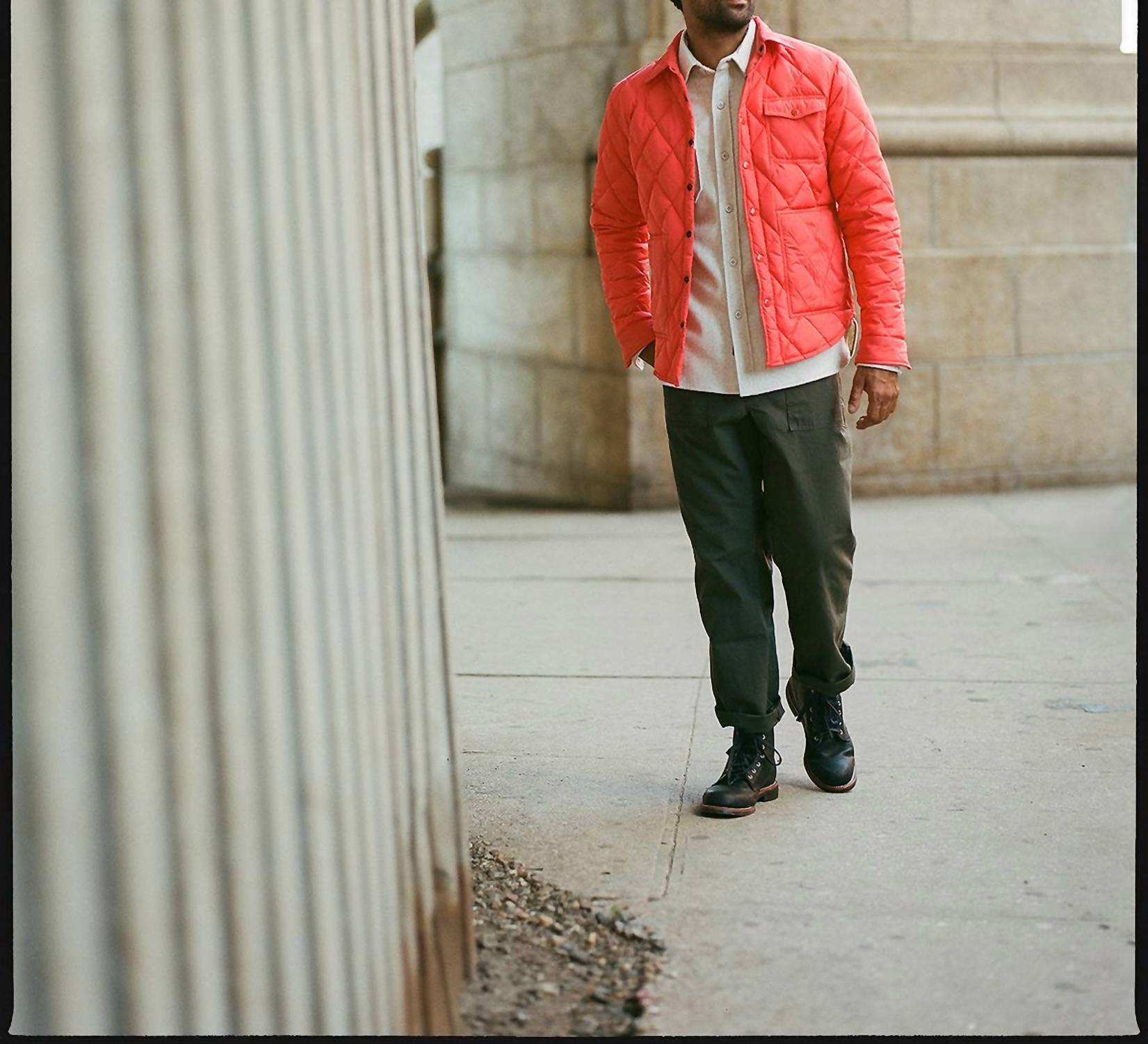 Schott N.Y.C. - Down-filled Quilted Shirt Jacket
