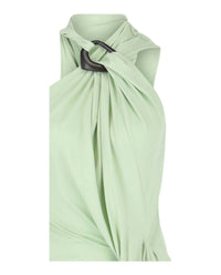 Salvatore Ferragamo - One Shoulder Draped Jersey Dress