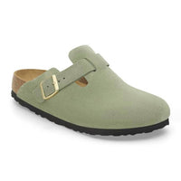 Birkenstock - Unisex Boston Suede Narrow Leather Clogs