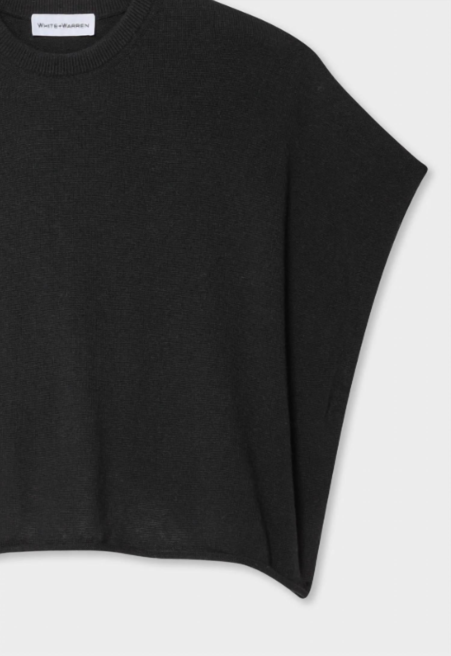 White + Warren - Women's Linen Blend Easy T-shirt