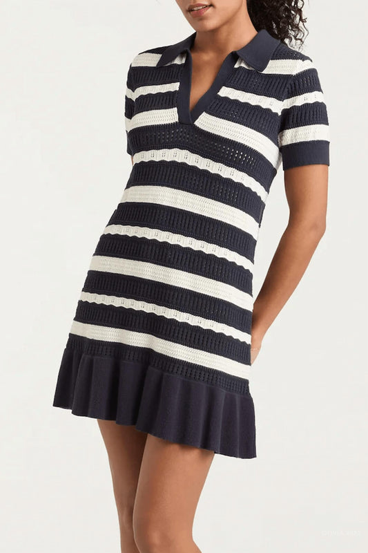 Cinq A Sept - Clementine Knit Polo Dress
